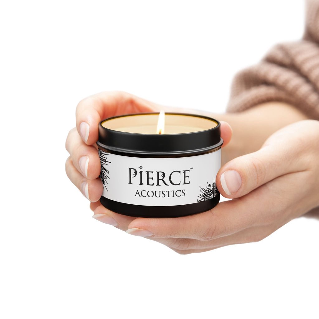 Pierce Acoustics Official Tin Scented Candle