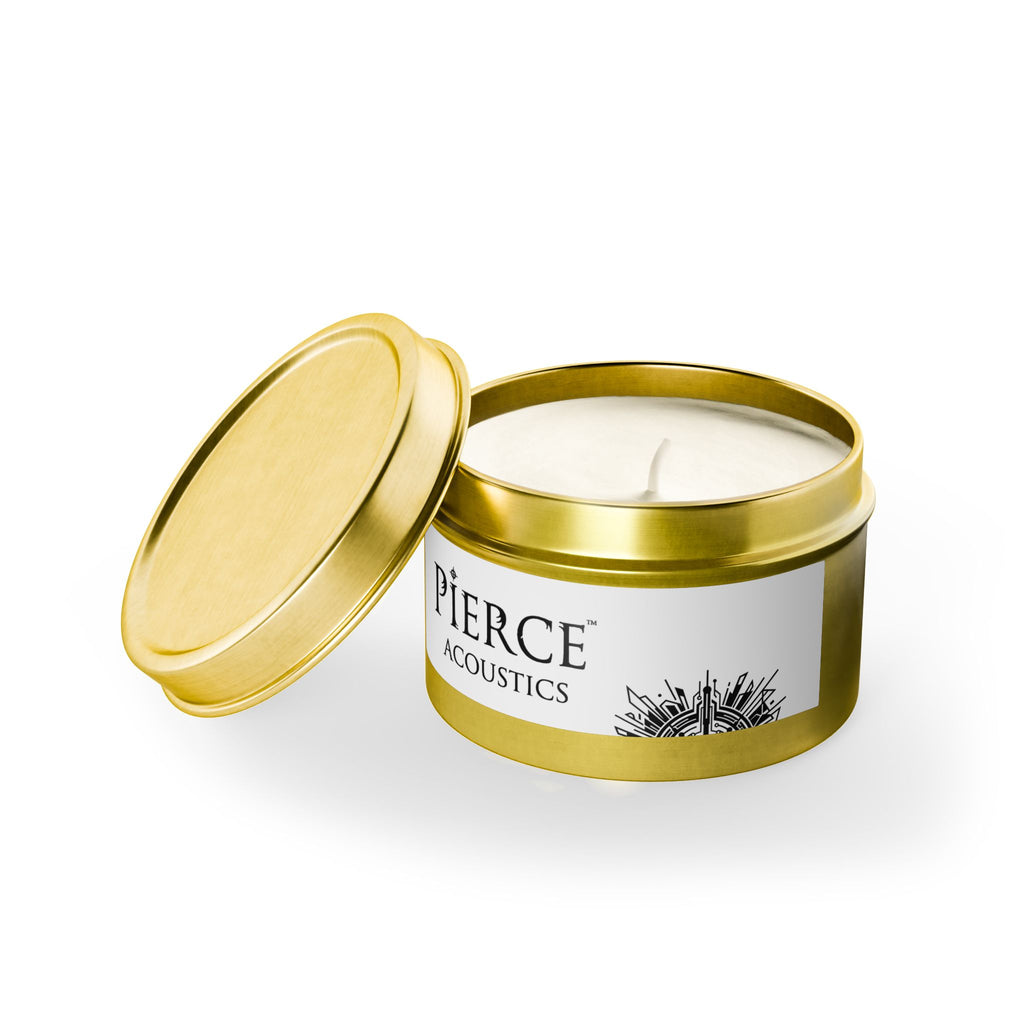 Pierce Acoustics Official Tin Scented Candle
