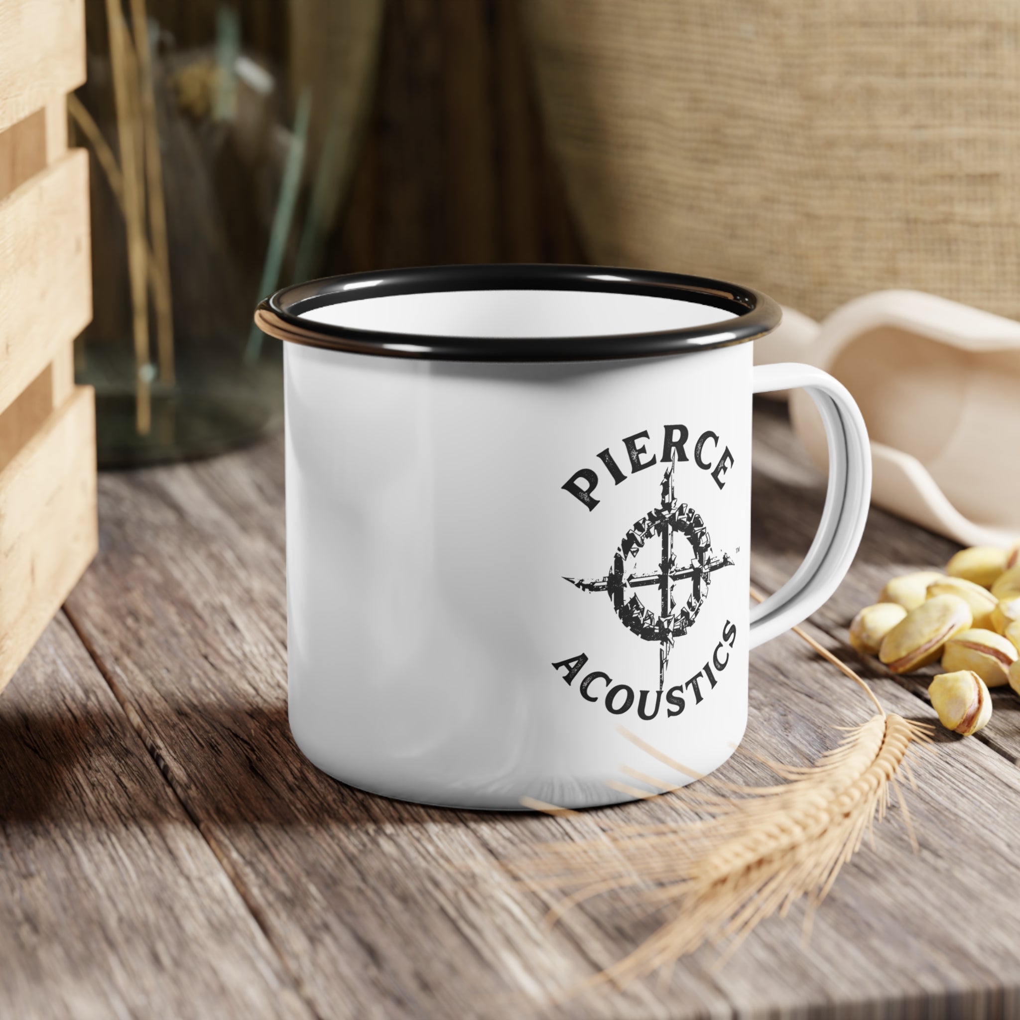 Pierce Acoustics Official Enamel Camp Cup