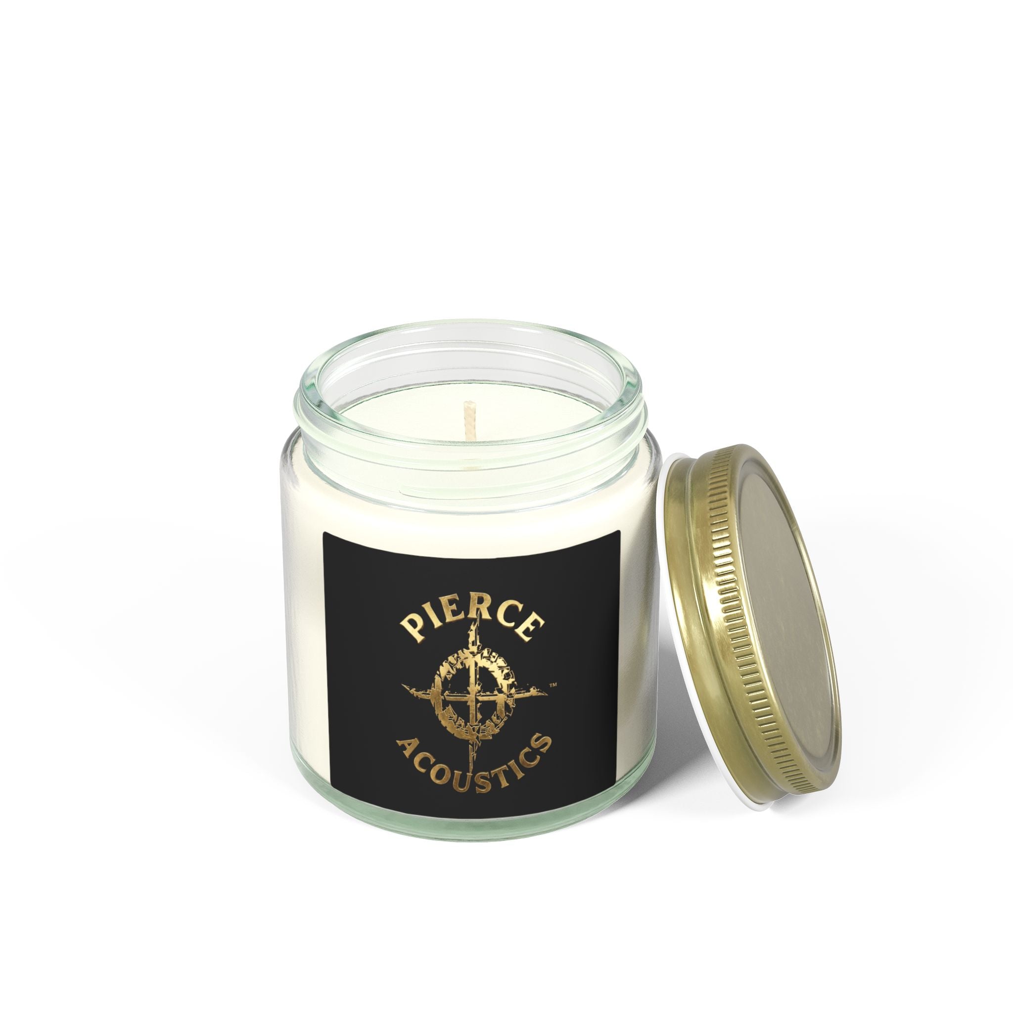 Pierce Acoustics Official Coconut Apricot Scented Candle (4oz/9oz)