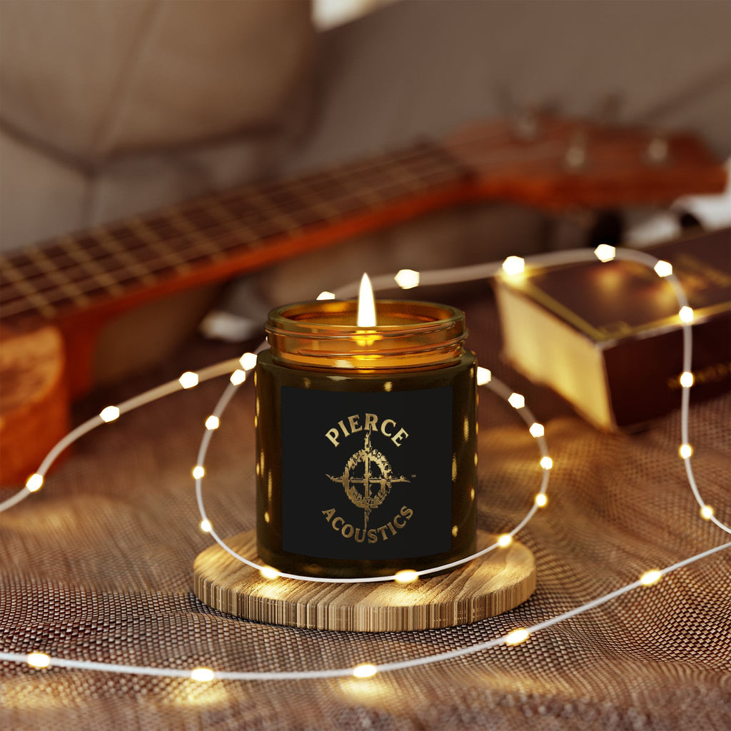 Pierce Acoustics Official Coconut Apricot Scented Candle (4oz/9oz)