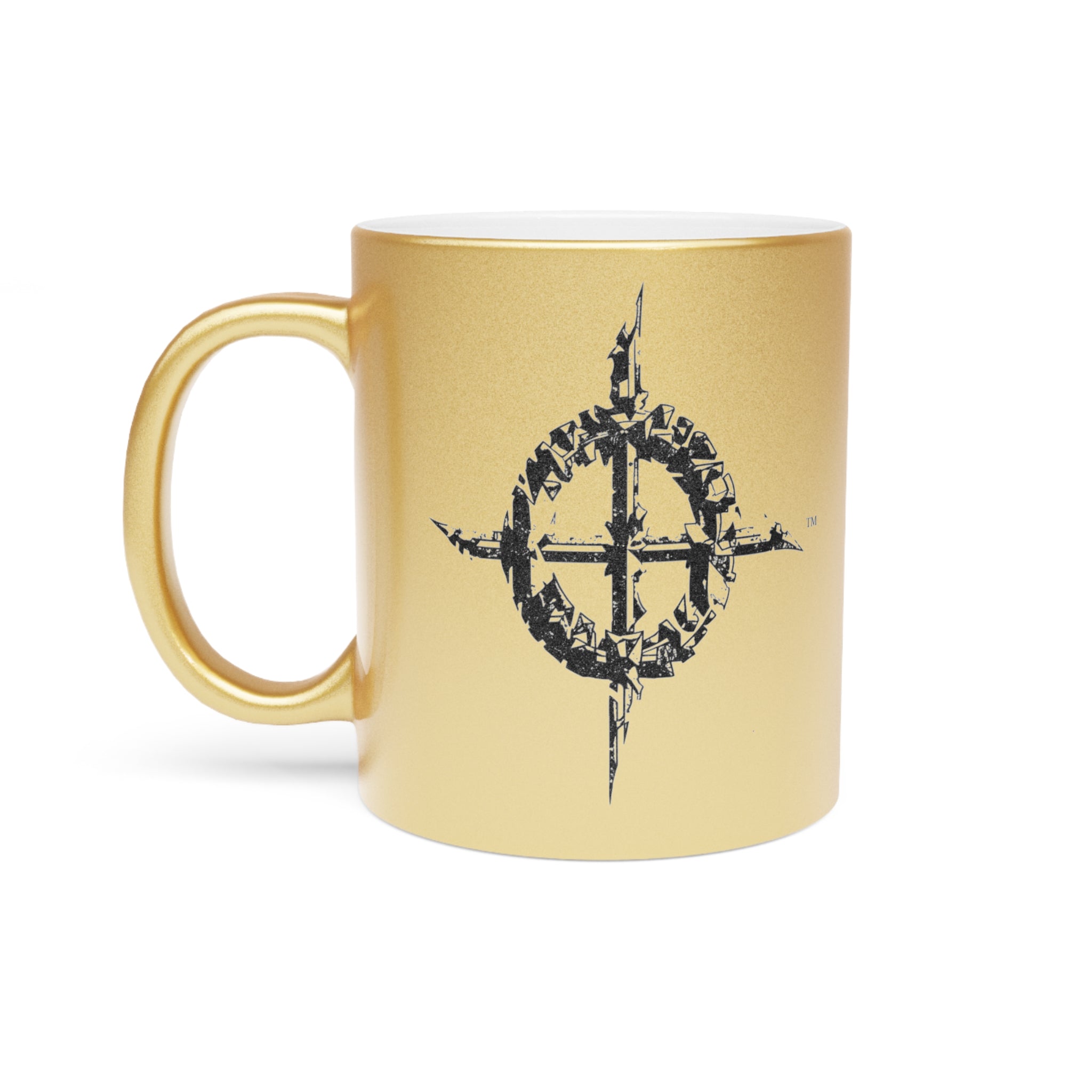Pierce Acoustics Official Metallic Mug — Silver/Gold