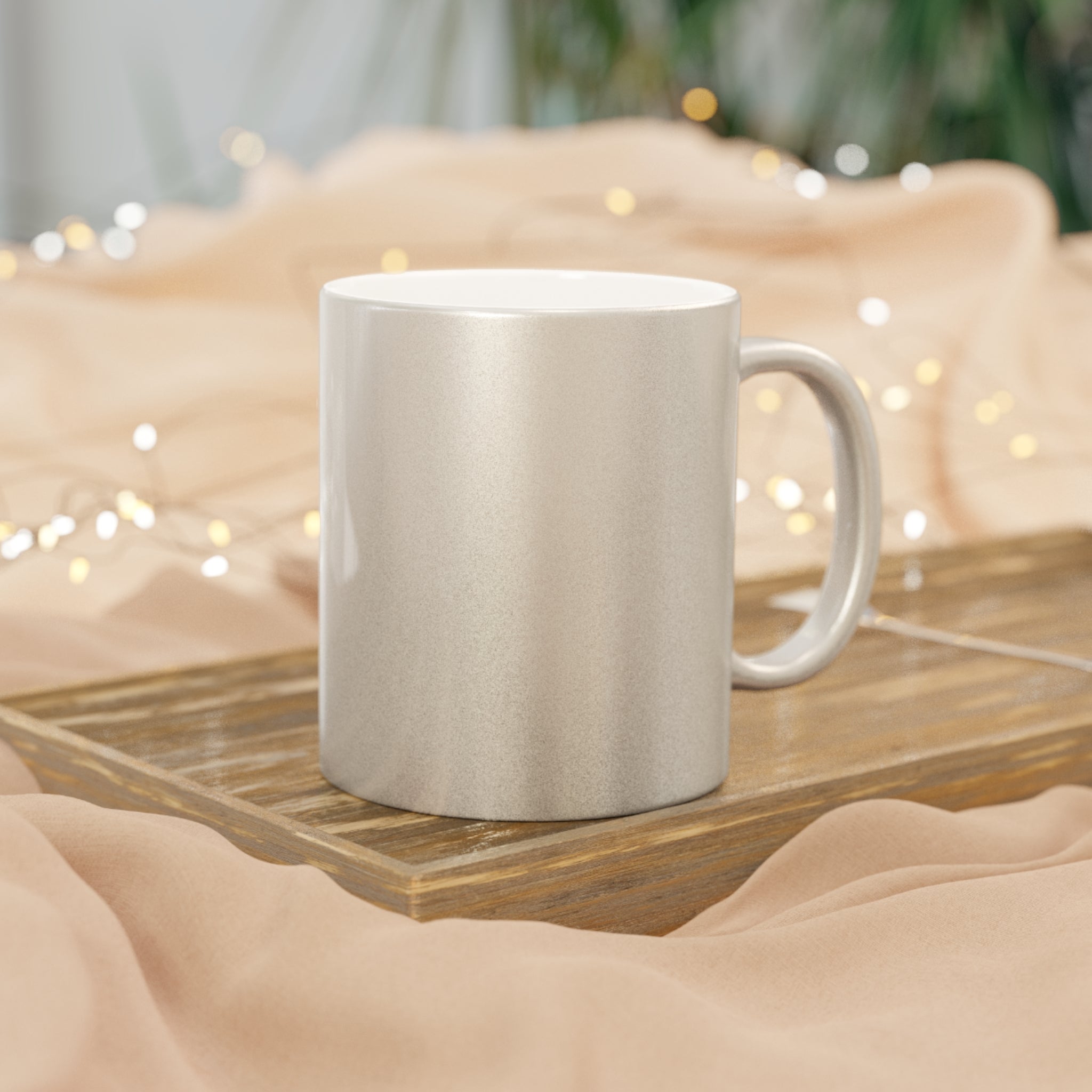 Pierce Acoustics Official Metallic Mug — Silver/Gold