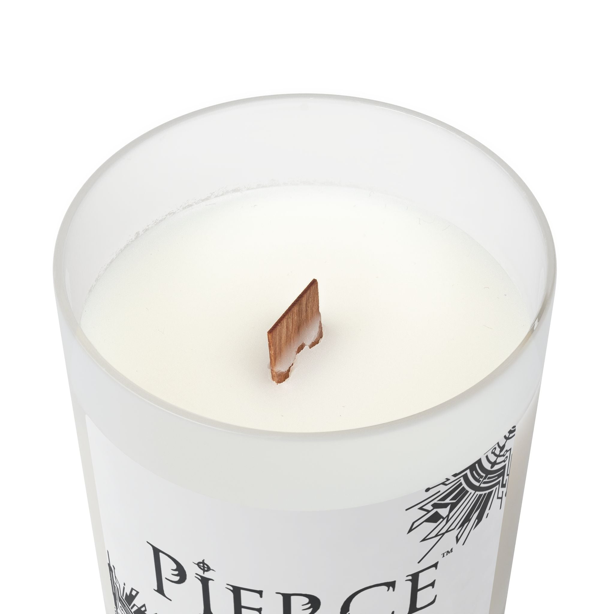 Pierce Acoustics Official Frosted Glass Scented Candle