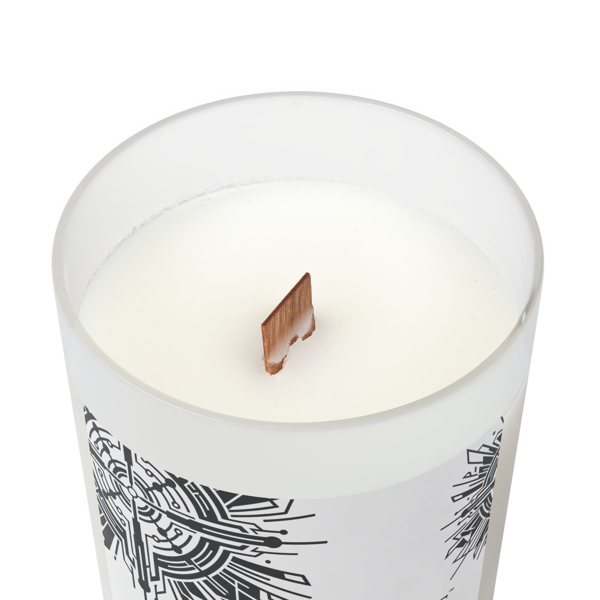 Pierce Acoustics Official Frosted Glass Scented Candle