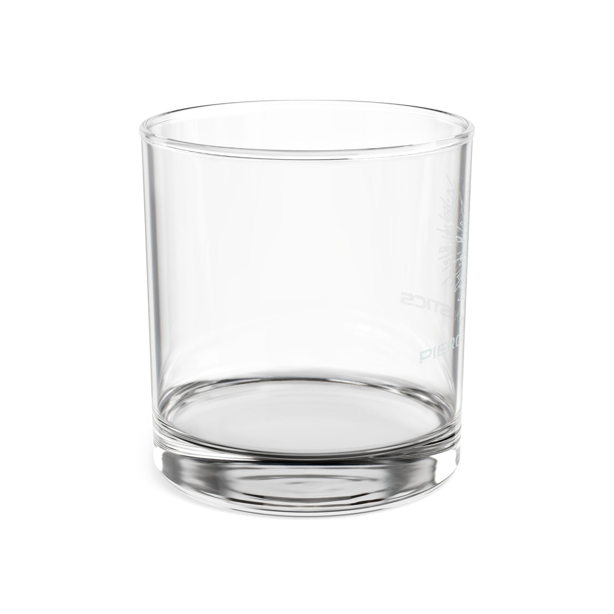 Pierce Acoustics Official Engraved Compass Rocks Glass