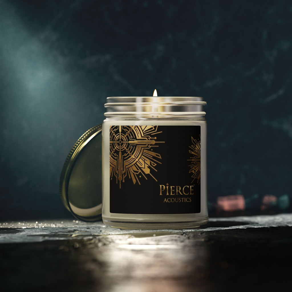 Coconut Apricot Scented Candle — 4oz & 9oz Jar (Pierce Acoustics)