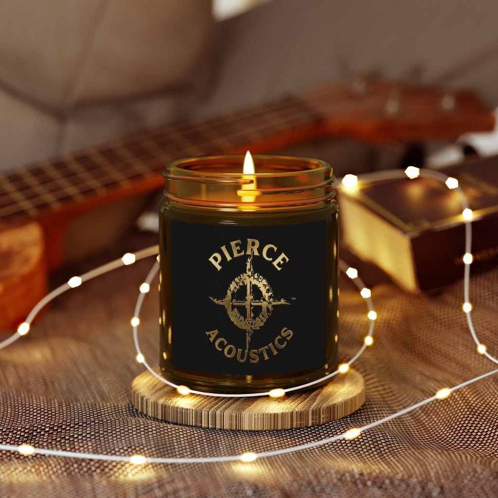 Pierce Acoustics Official Coconut Apricot Scented Candle (4oz/9oz)