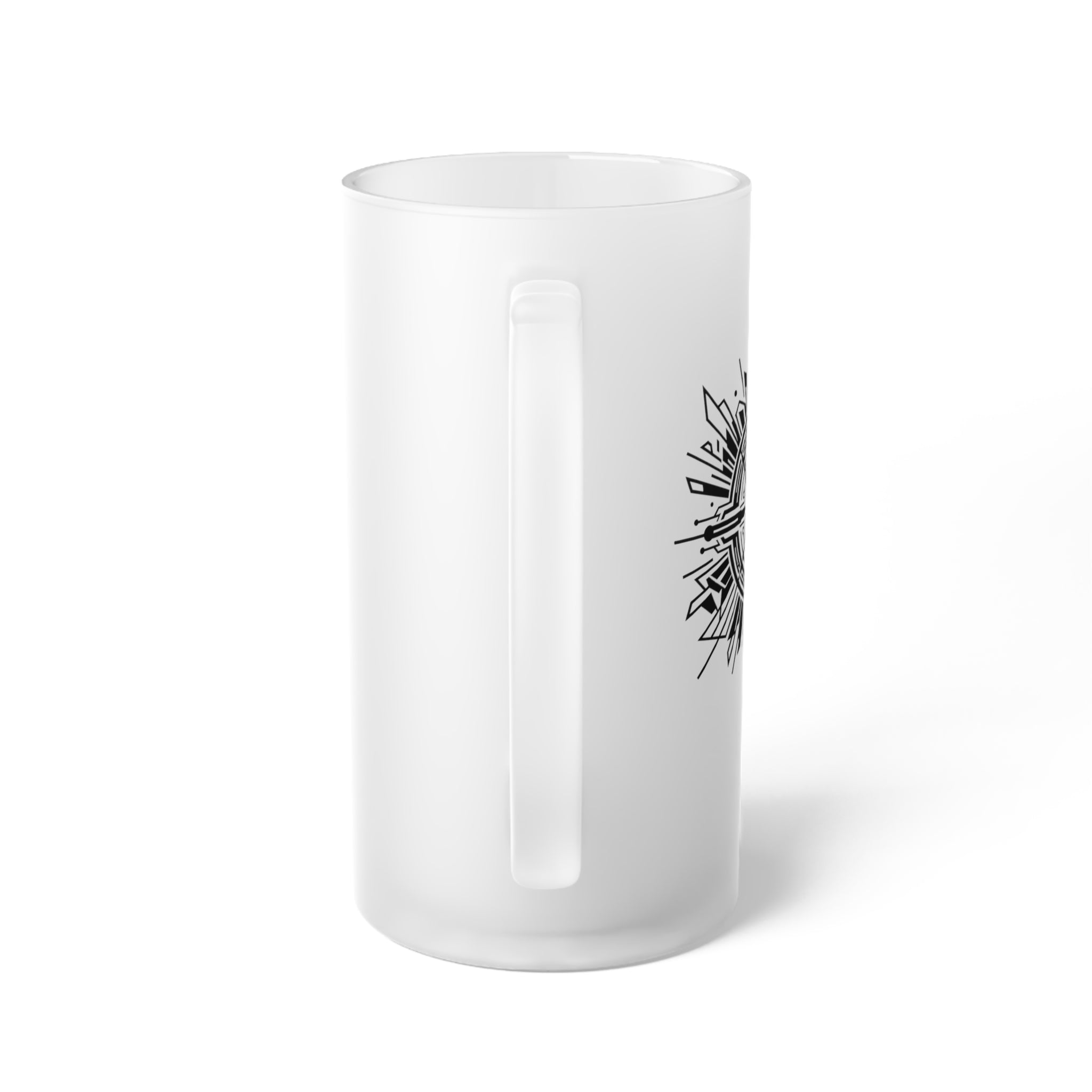 Pierce Acoustics Official Frosted Glass Beer Mug
