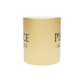 Pierce Acoustics Official Metallic Coffee Mug — Silver/Gold