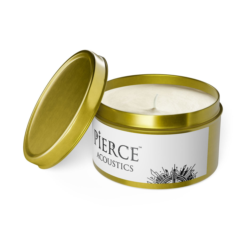 Pierce Acoustics Official Tin Scented Candle