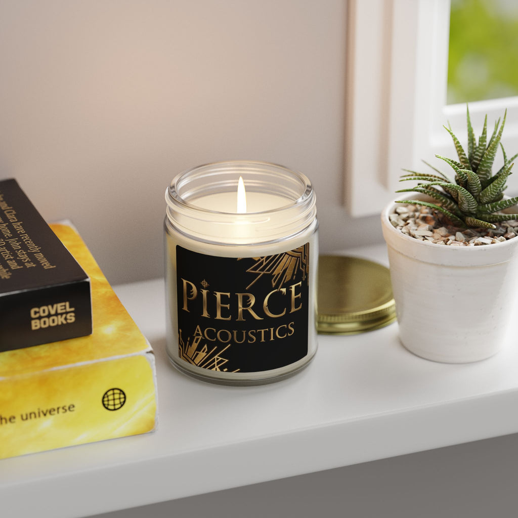 Pierce Acoustics Official Coconut Apricot Scented Candle — 4oz or 9oz Jar