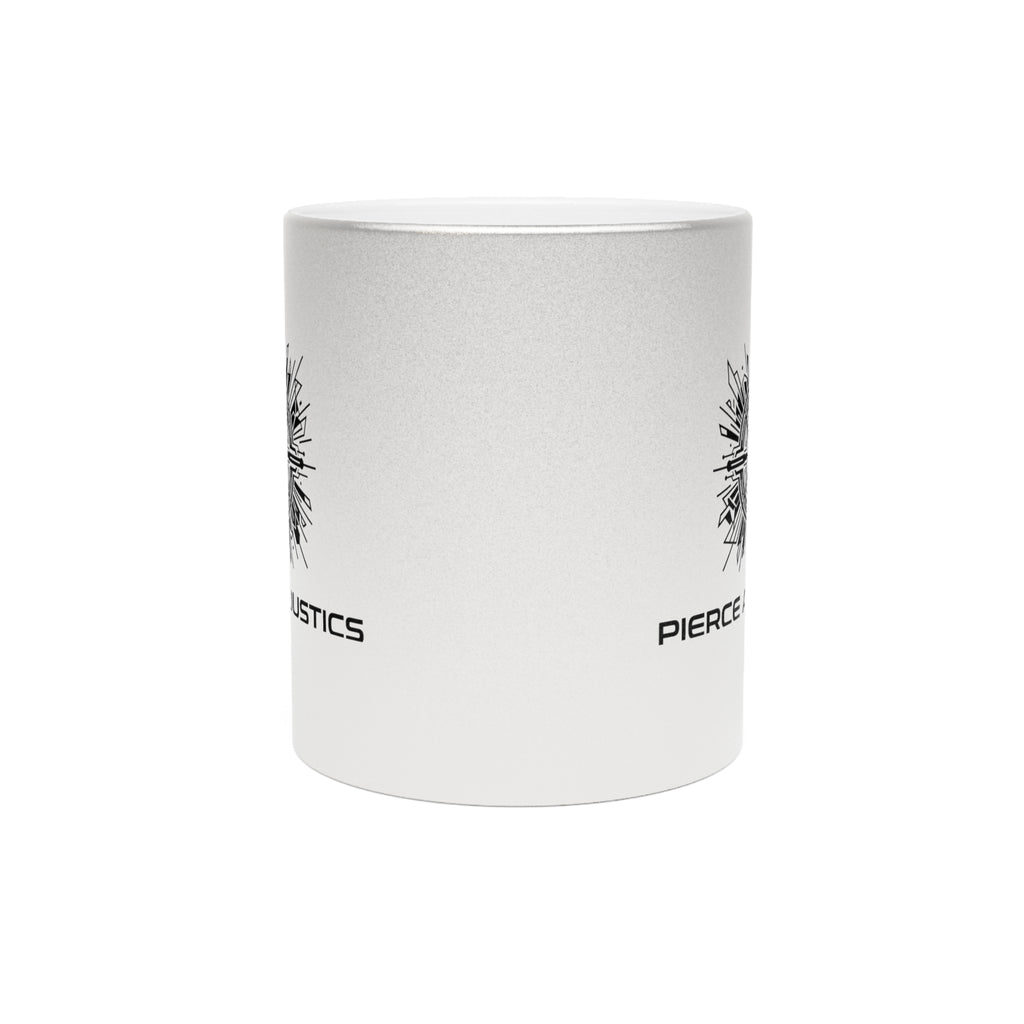 Pierce Acoustics Official Metallic Mug — Silver/Gold
