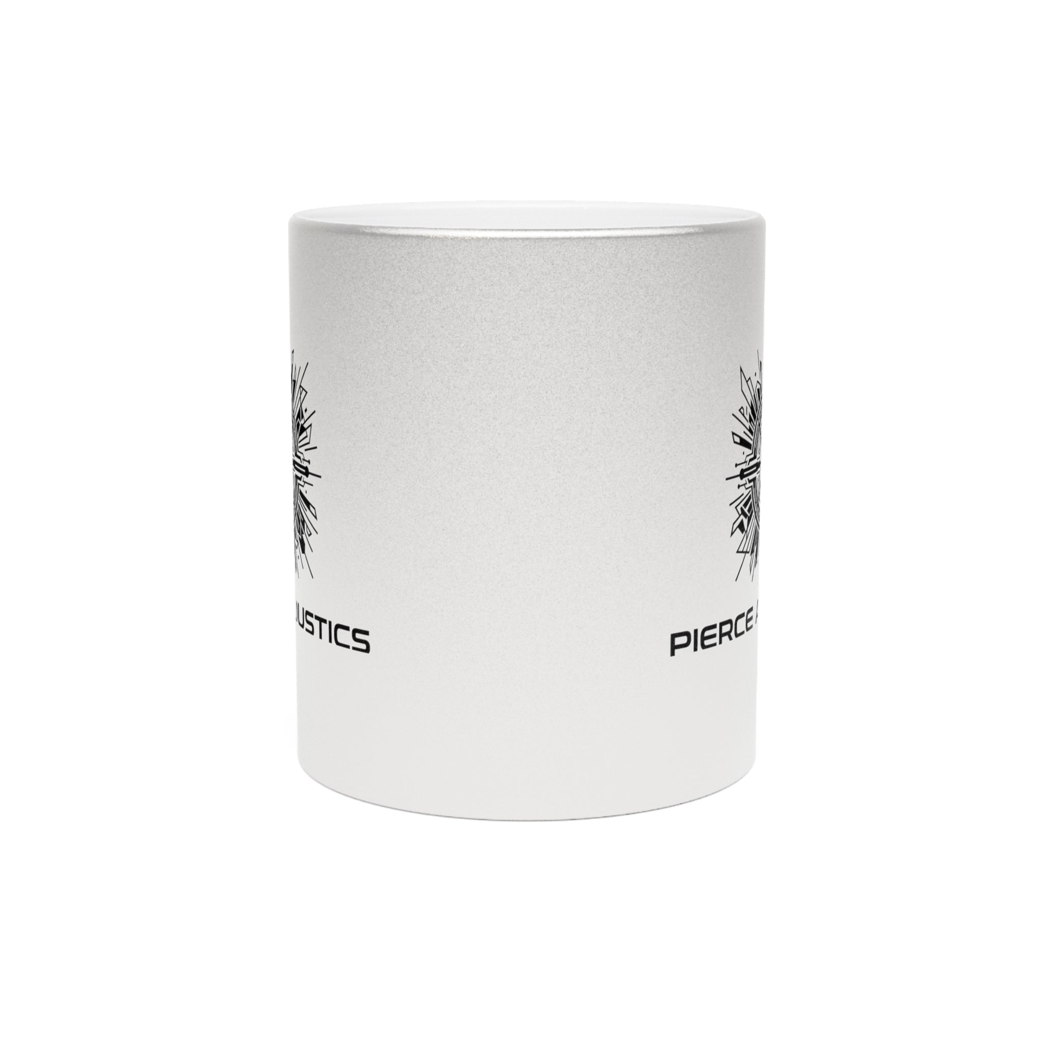 Pierce Acoustics Official Metallic Mug — Silver/Gold