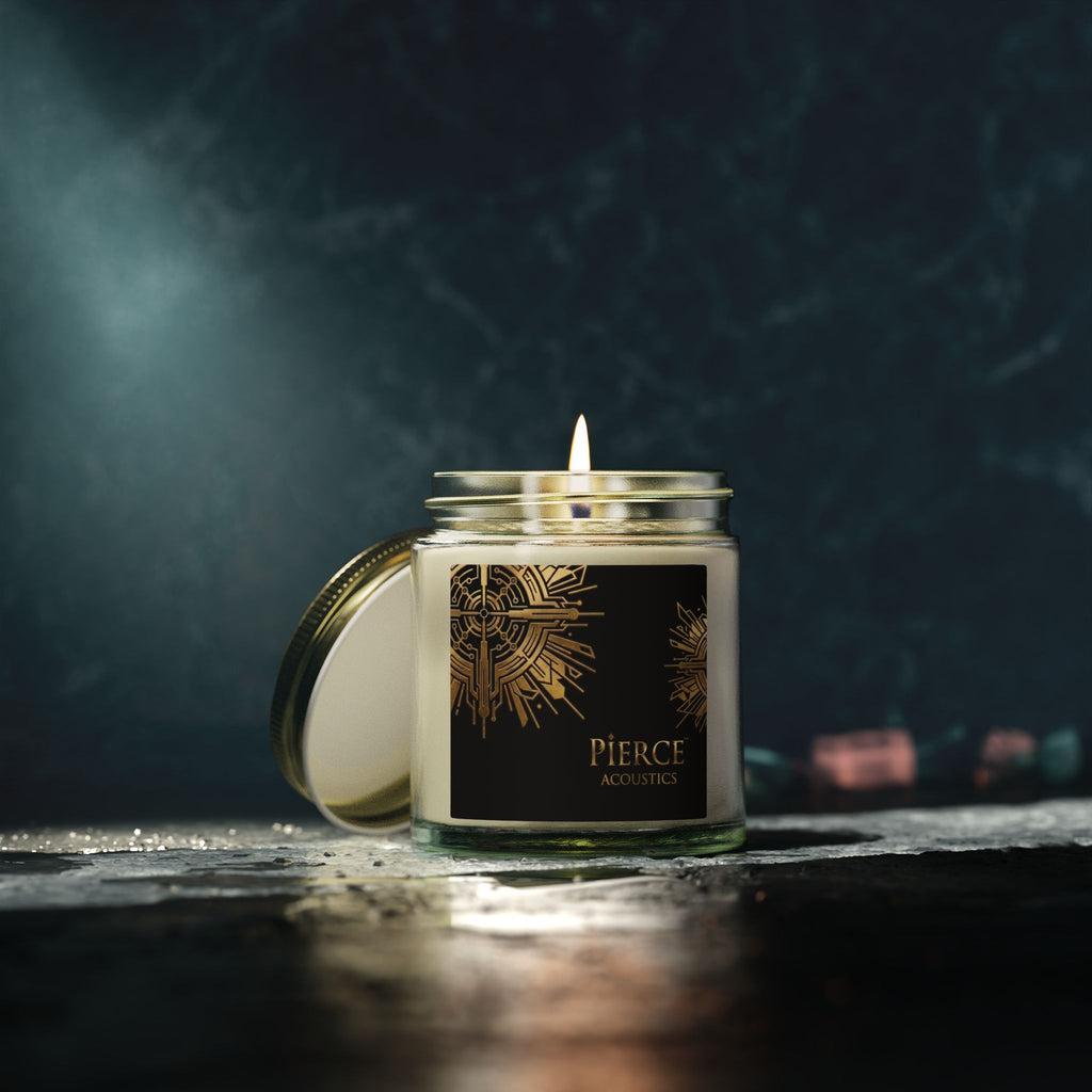 Coconut Apricot Scented Candle — 4oz & 9oz Jar (Pierce Acoustics)