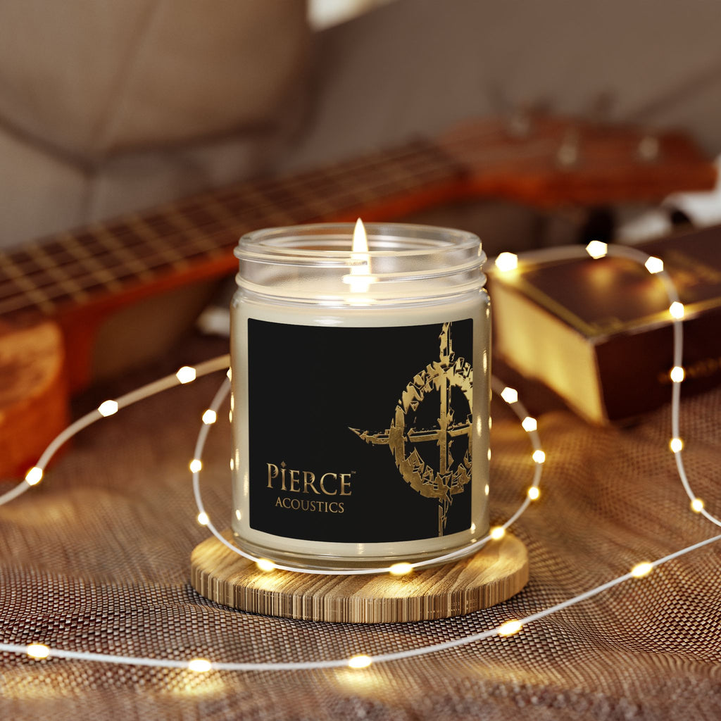 Pierce Acoustics Official Coconut Apricot Scented Candle (4oz & 9oz)