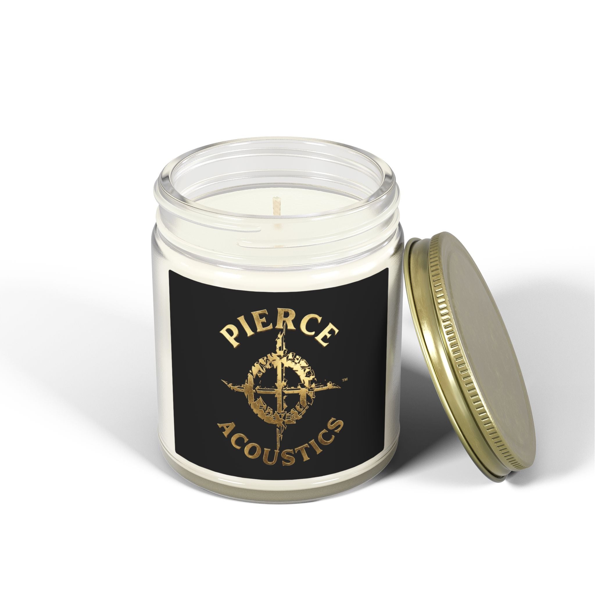 Pierce Acoustics Official Coconut Apricot Scented Candle (4oz/9oz)
