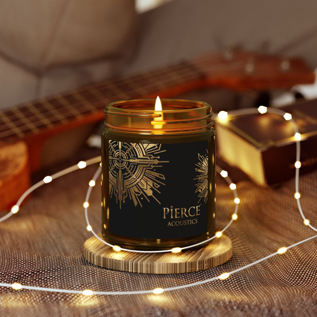Coconut Apricot Scented Candle — 4oz & 9oz Jar (Pierce Acoustics)