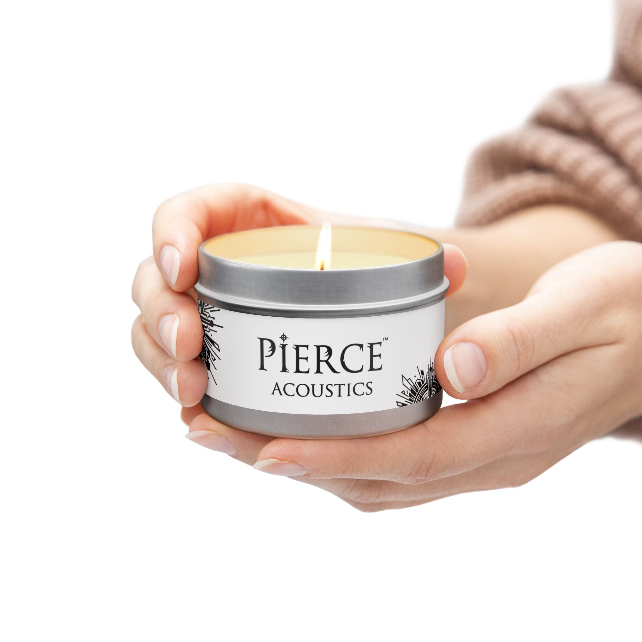 Pierce Acoustics Official Tin Scented Candle