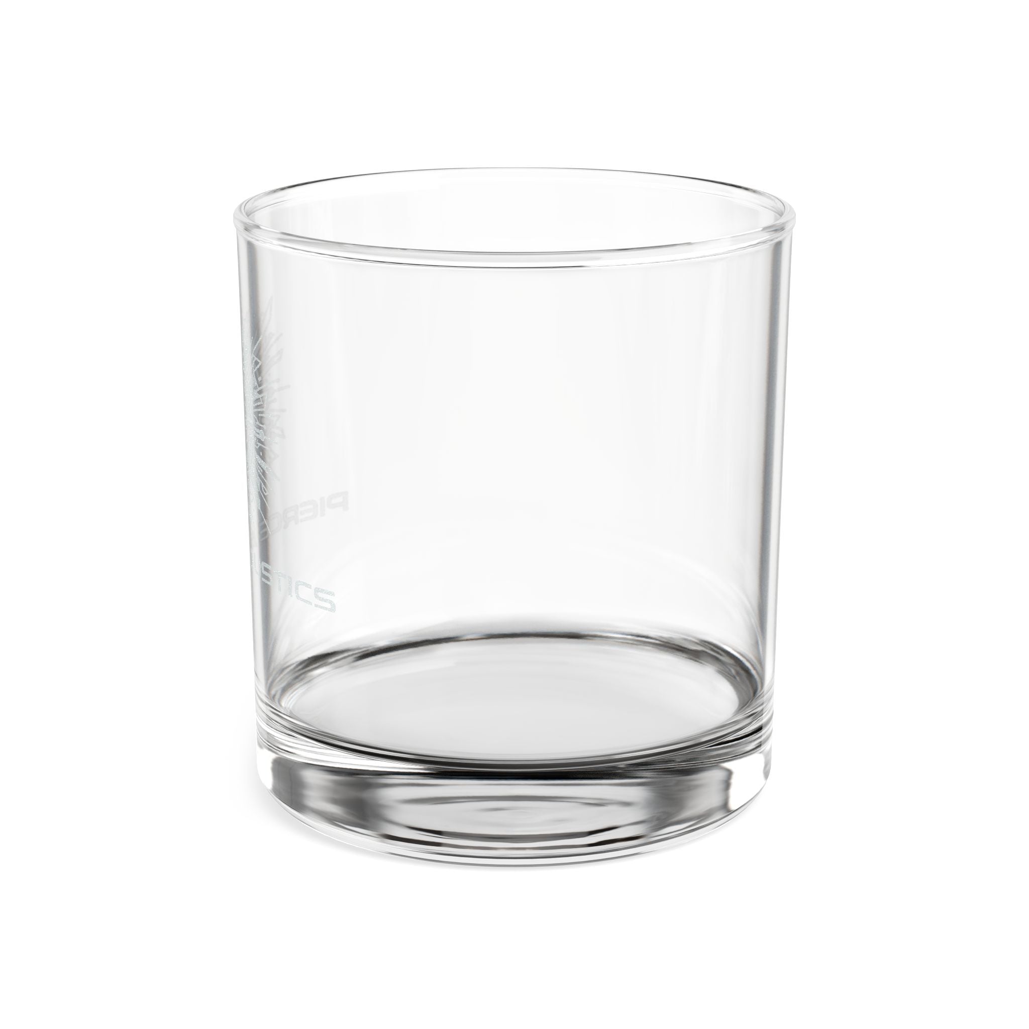 Pierce Acoustics Official Engraved Compass Rocks Glass