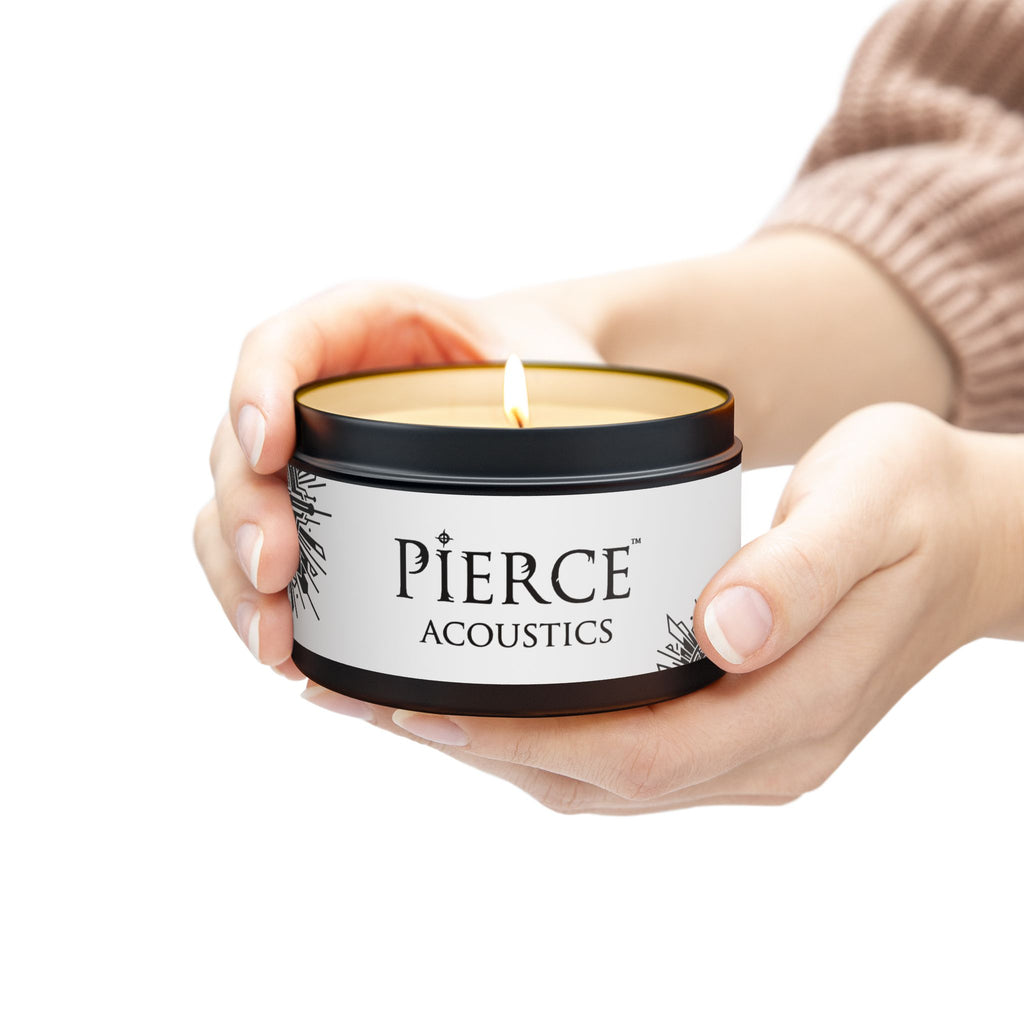 Pierce Acoustics Official Tin Scented Candle