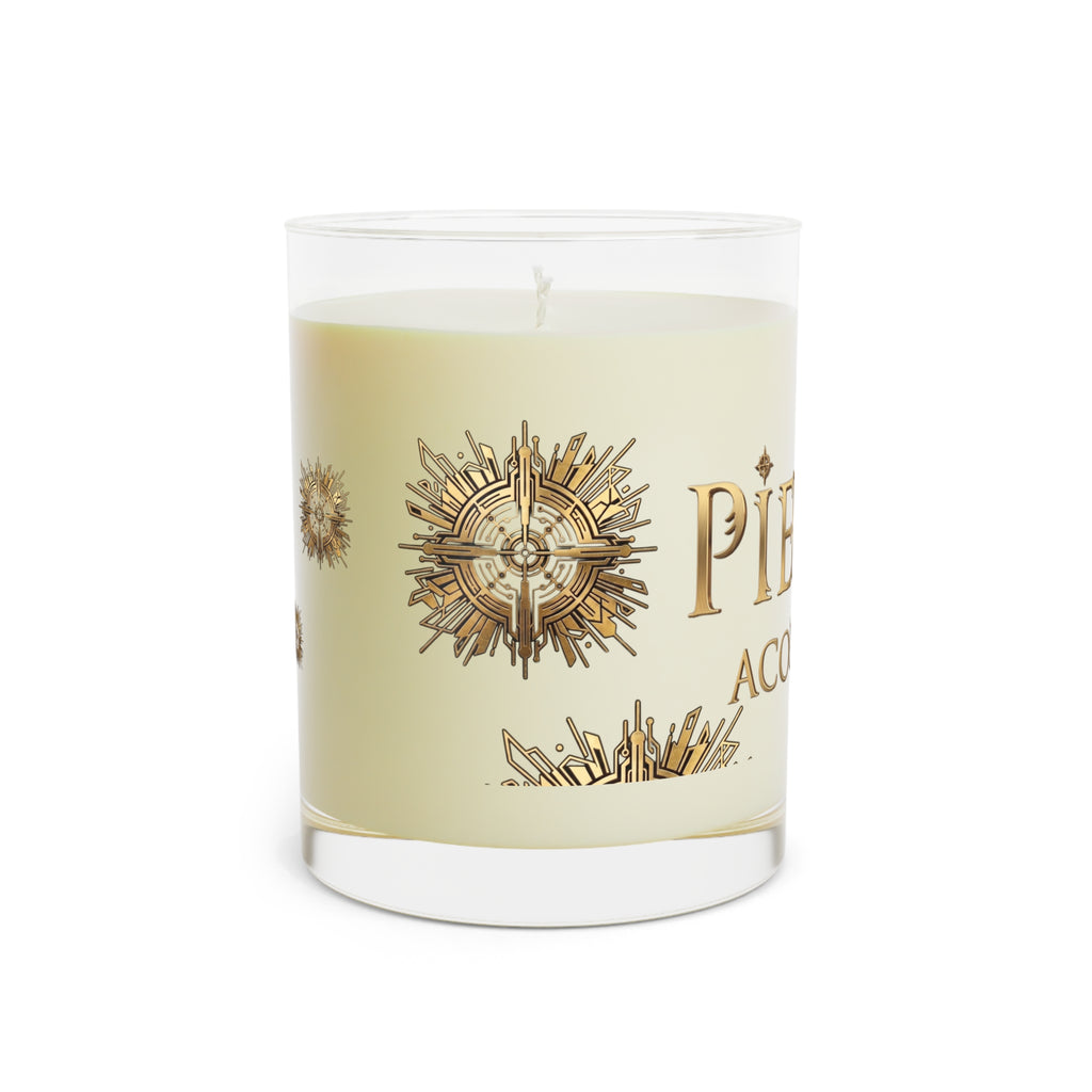 Pierce Acoustics Official Luxury Glass Scented Candle — 11oz